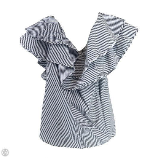 Top Sleeveless By White House Black Market In Blue & White, Size: 10