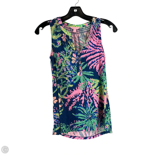 Top Sleeveless Designer By Lilly Pulitzer In Multi-colored, Size: Xxs
