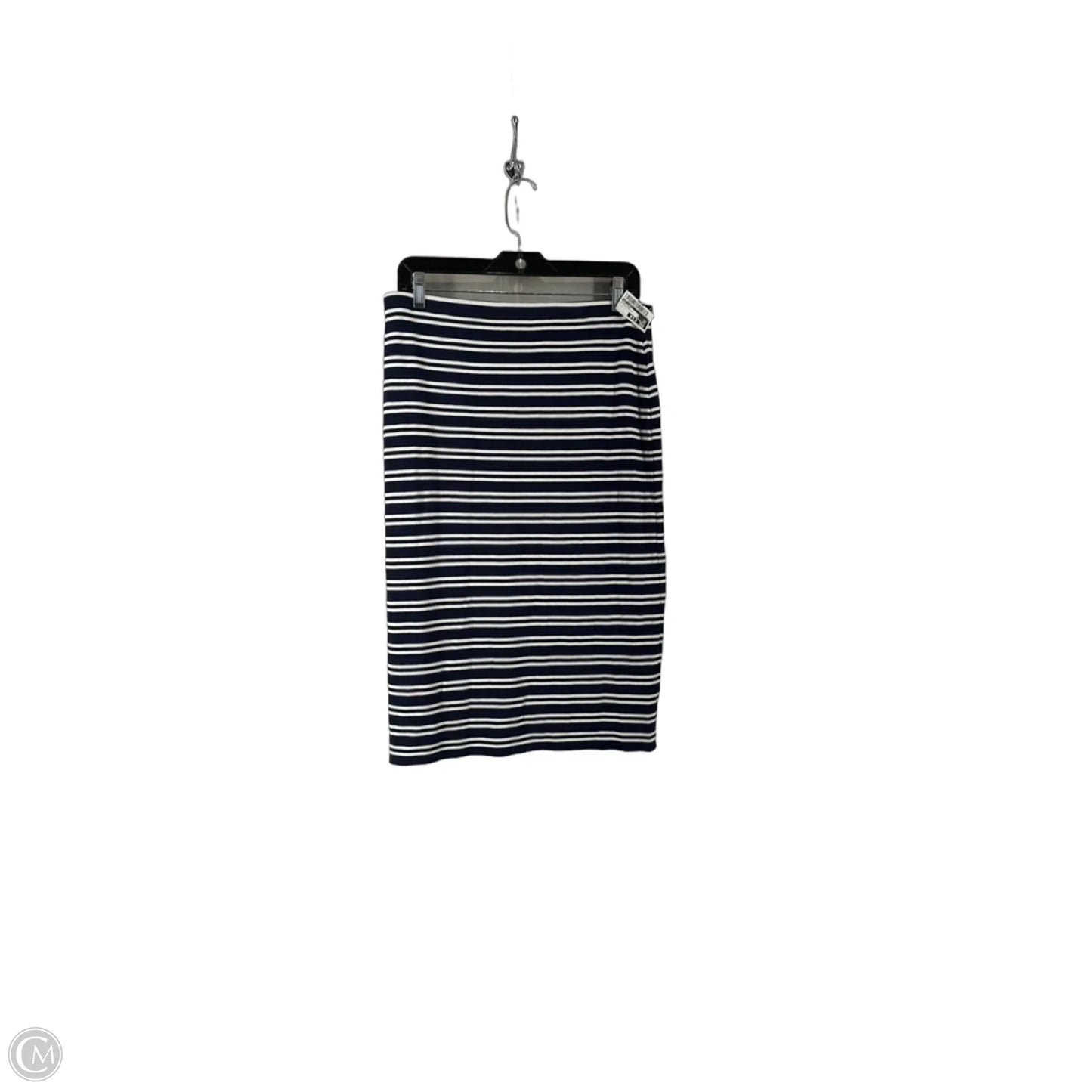 Skirt Midi By Max Studio In Striped Pattern, Size: L
