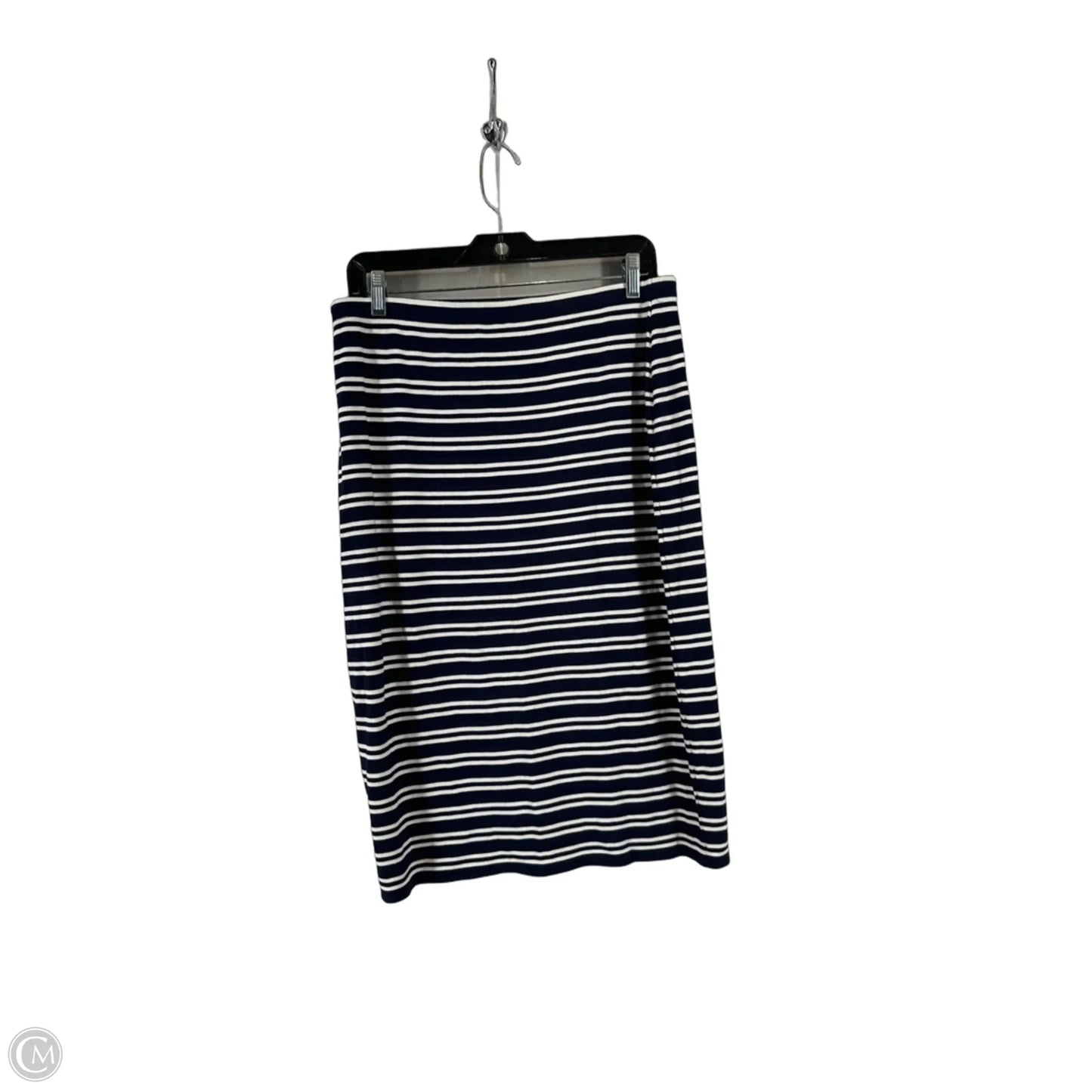Skirt Midi By Max Studio In Striped Pattern, Size: L