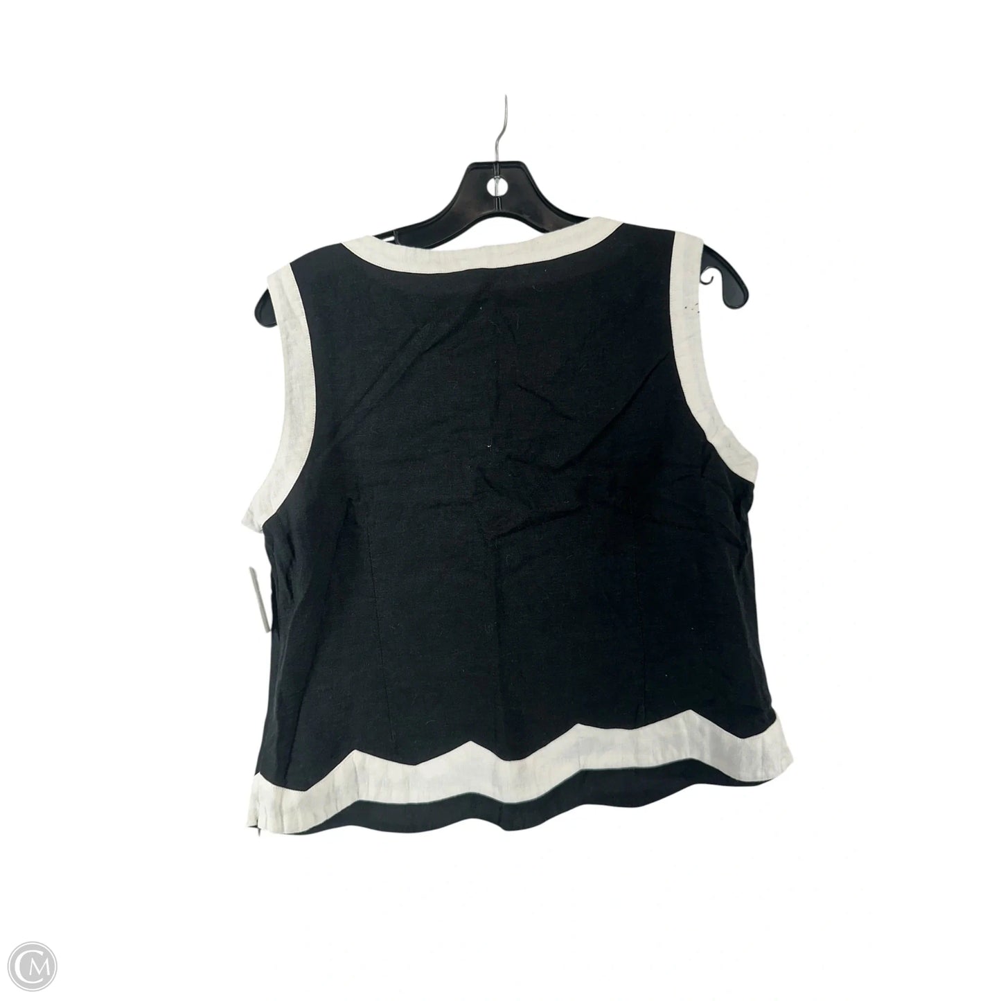 Top Sleeveless By Ice In Black, Size: L