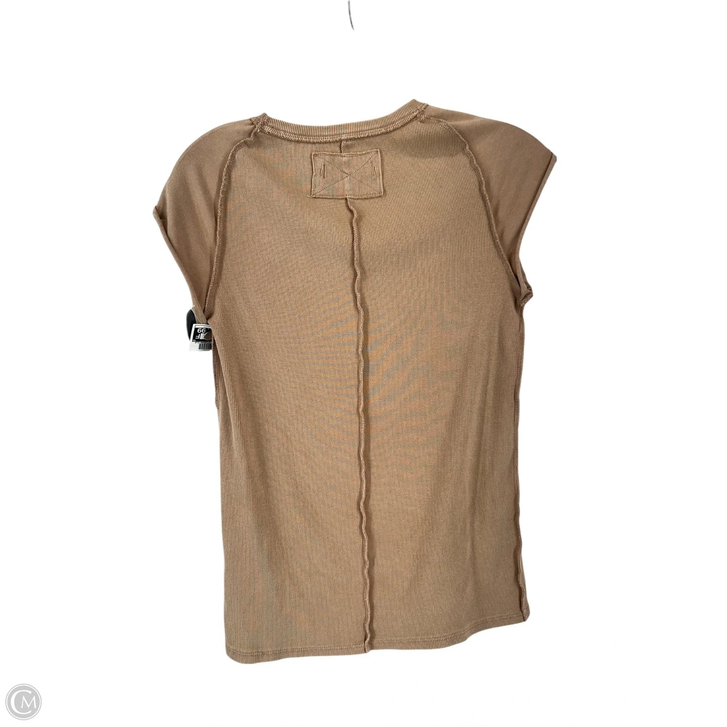 Top Short Sleeve By Free People In Brown, Size: L