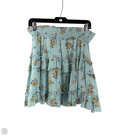 Skirt Mini & Short By Altard State In Blue, Size: M