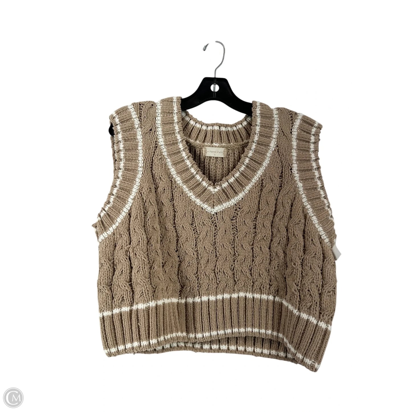 Vest Sweater By Altard State In Brown, Size: S