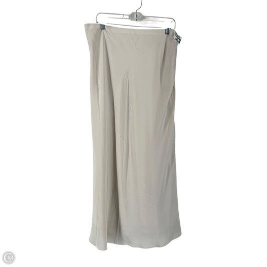 Skirt Maxi By Abercrombie And Fitch In Beige, Size: L