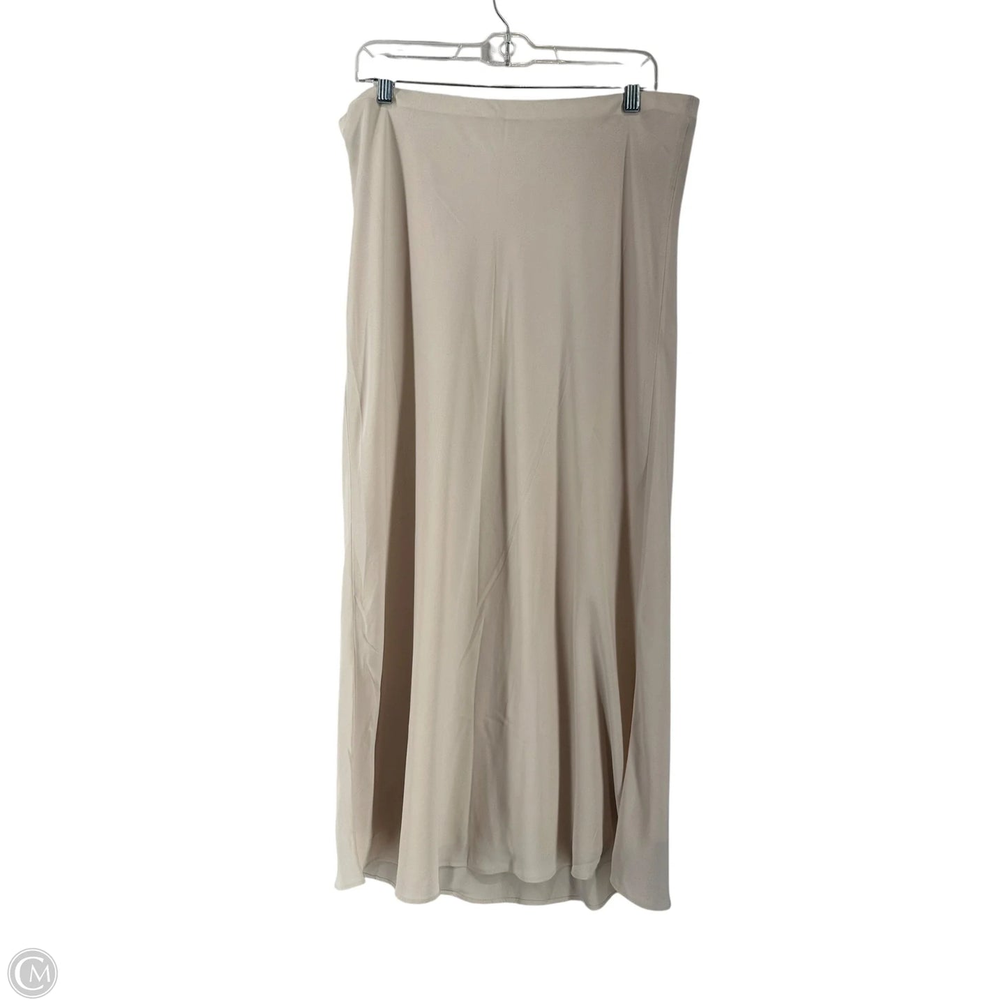 Skirt Maxi By Abercrombie And Fitch In Beige, Size: L