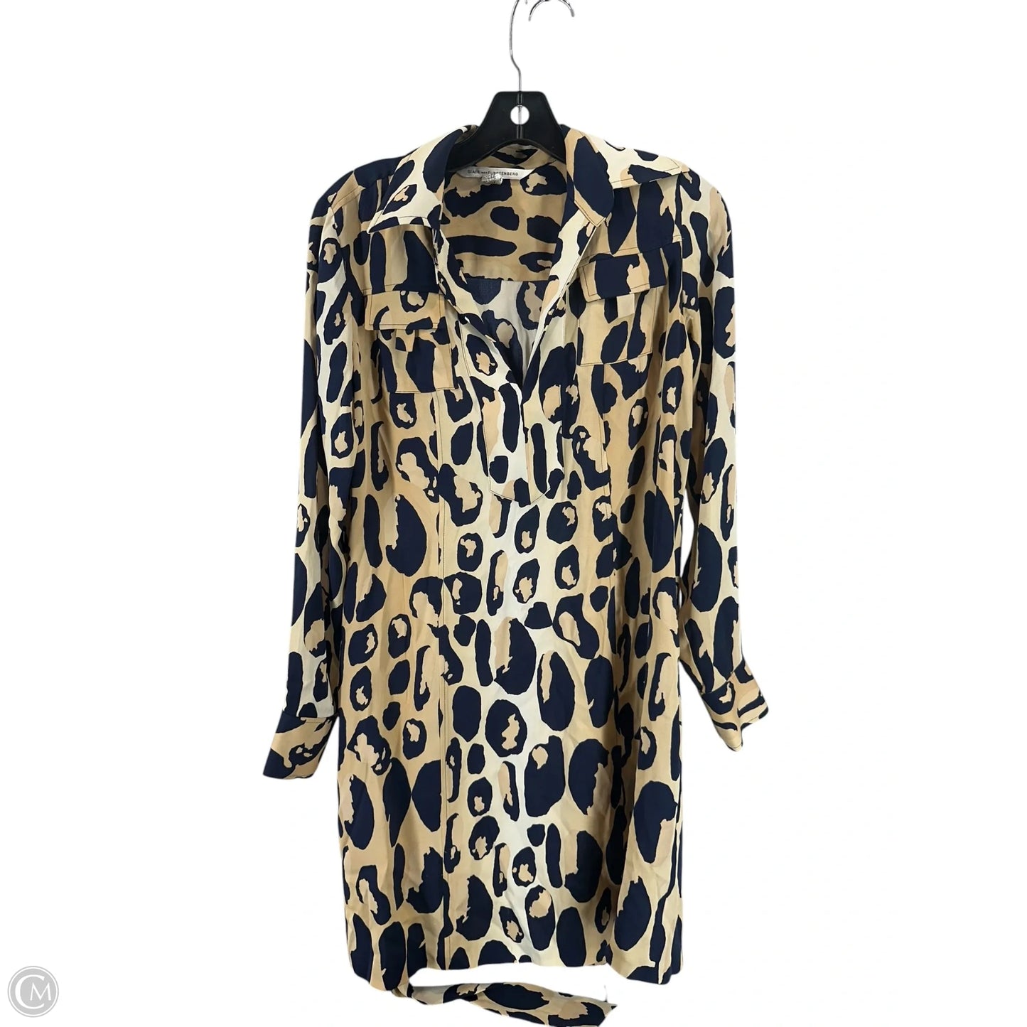Dress Designer By Diane Von Furstenberg In Black & Brown, Size: 6