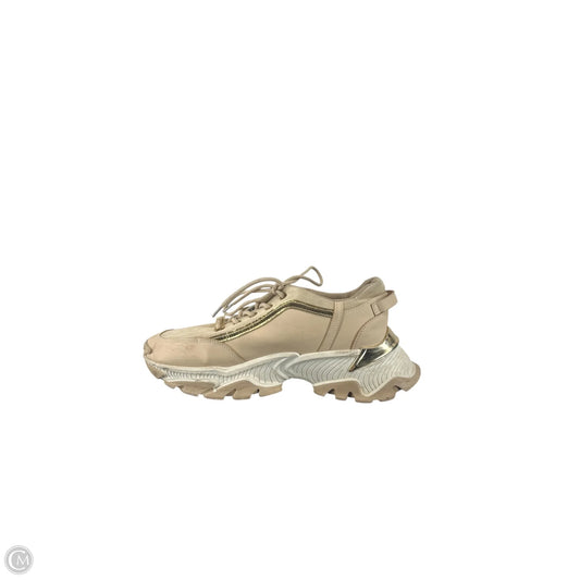 Shoes Sneakers By Bebe In Gold, Size: 10