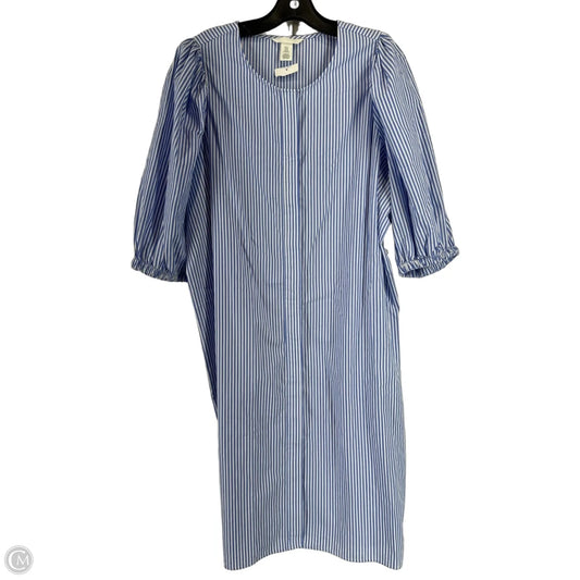 Dress Casual Midi By H&m In Black & White, Size: Xl