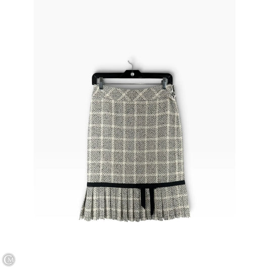 Skirt Midi By Classiques Entier In Black & White, Size: 4