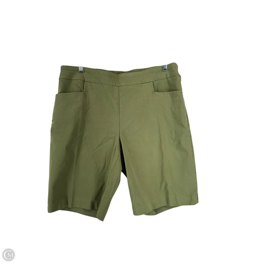 Shorts By Terra & Sky In Green, Size: 14