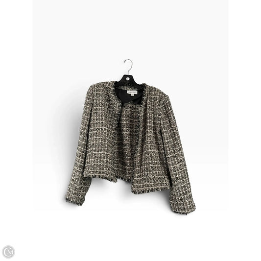 Blazer By Calvin Klein In Black & Brown, Size: 14