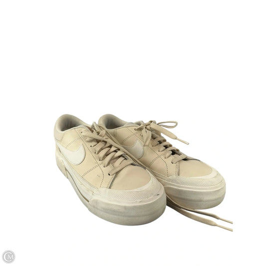 Shoes Sneakers By Nike In Beige, Size: 7.5