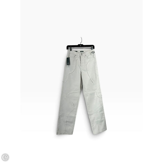 Jeans Wide Leg By Wild Fable In White, Size: 4