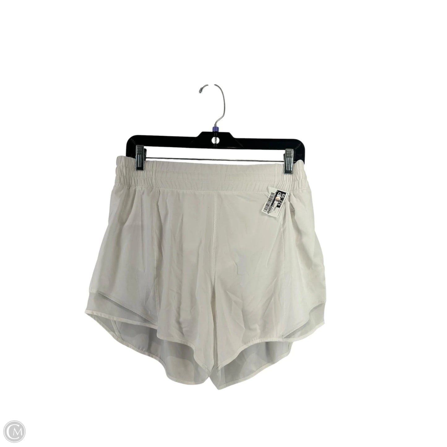 Athletic Shorts By Lululemon In White, Size: M