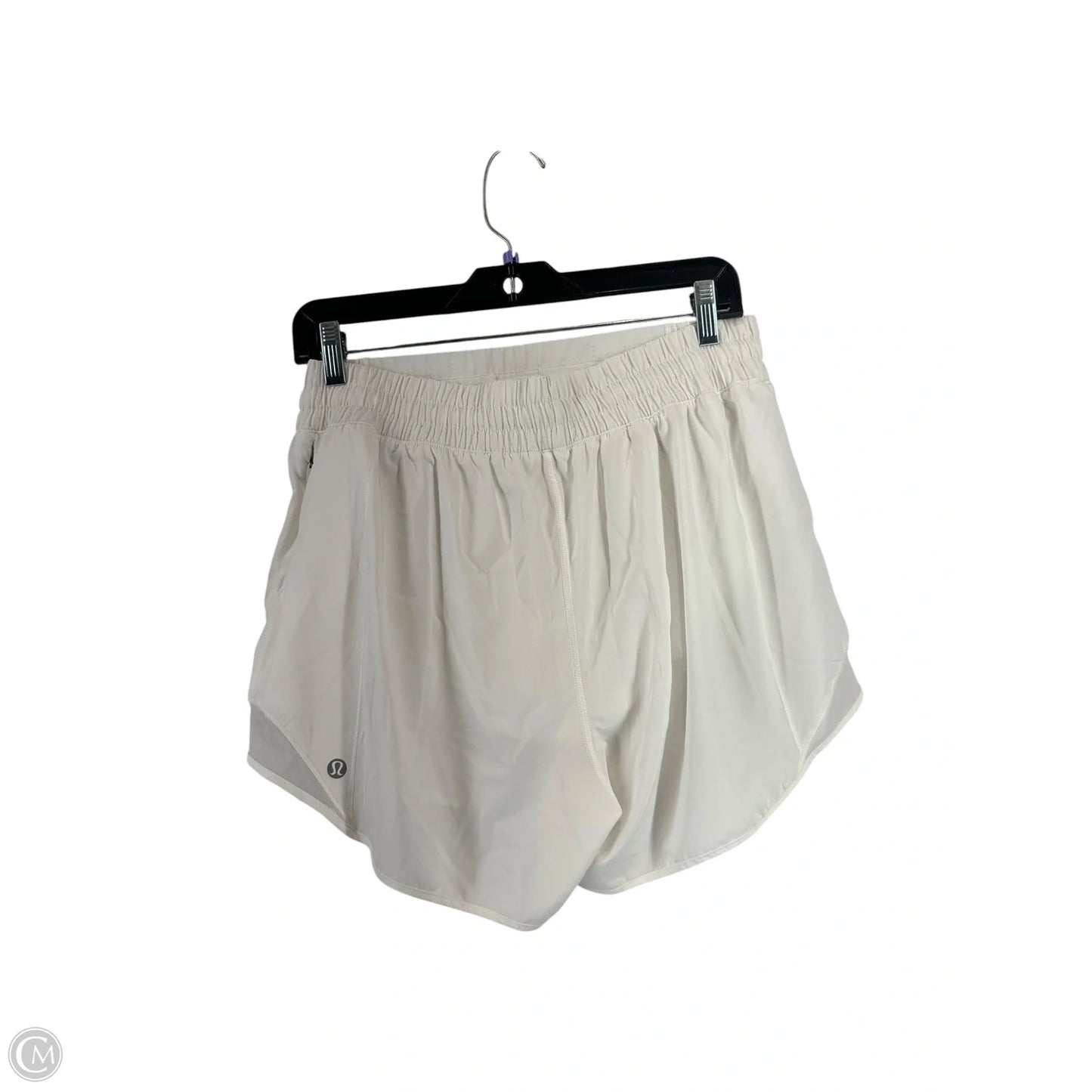 Athletic Shorts By Lululemon In White, Size: M