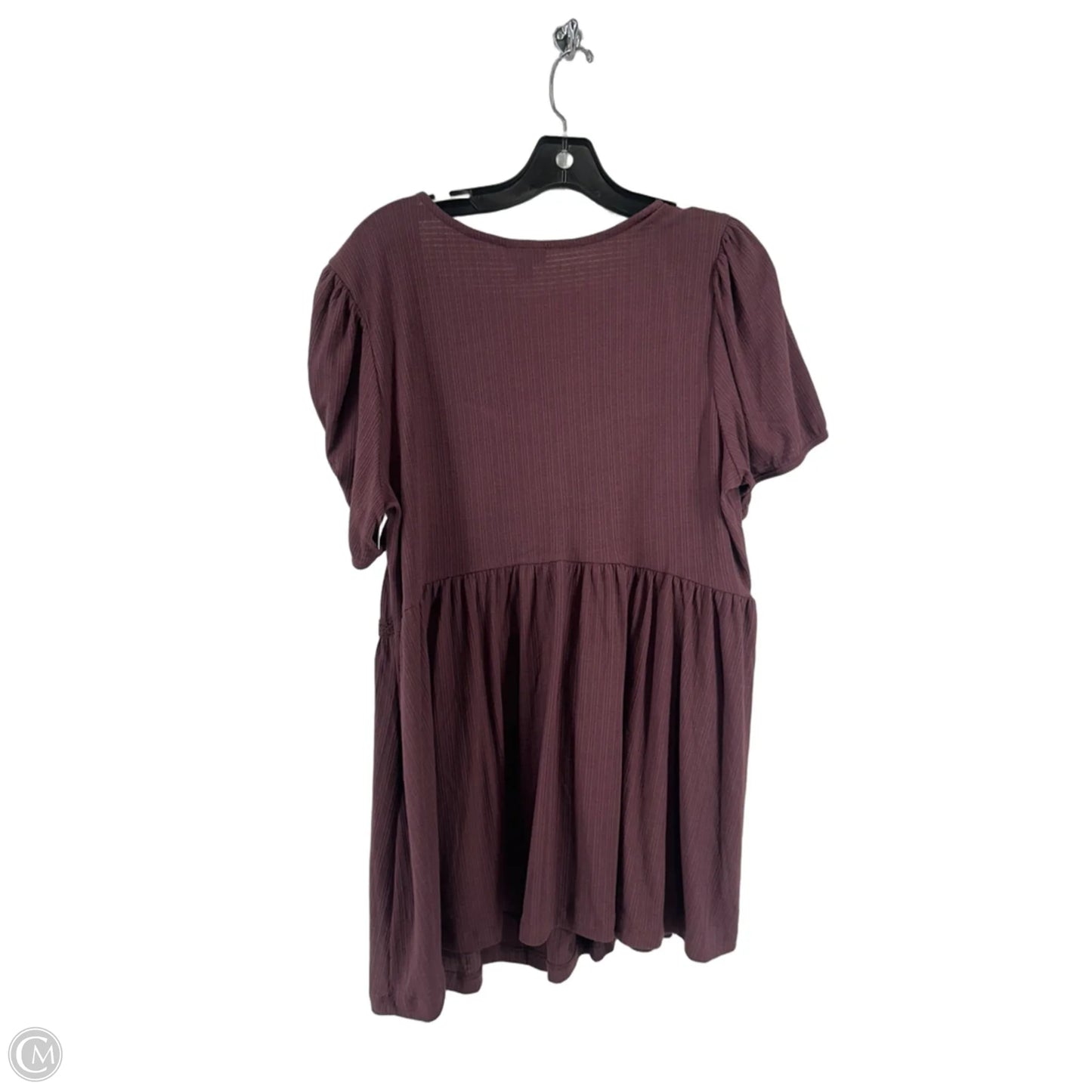 Top Short Sleeve By Torrid In Maroon, Size: 10