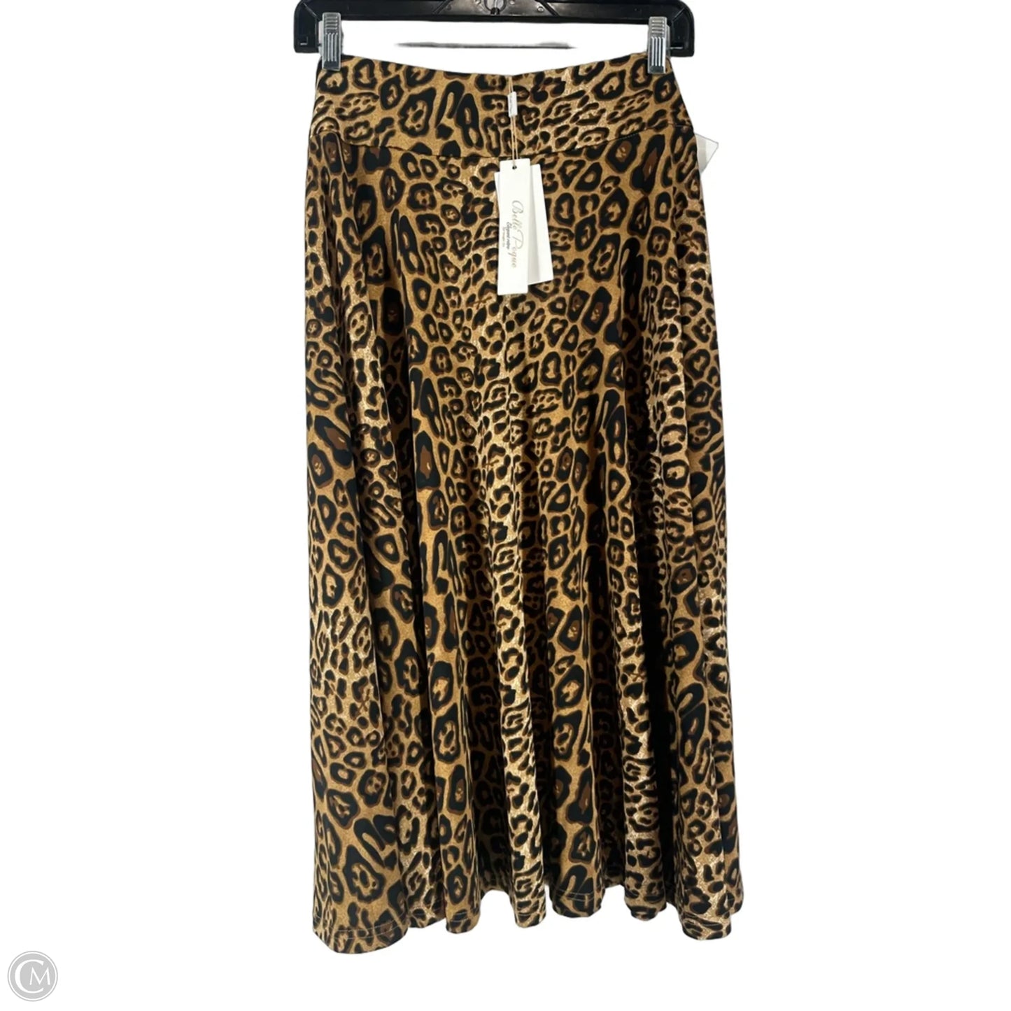 Skirt Midi By Clothes Mentor In Leopard Print, Size: 2x