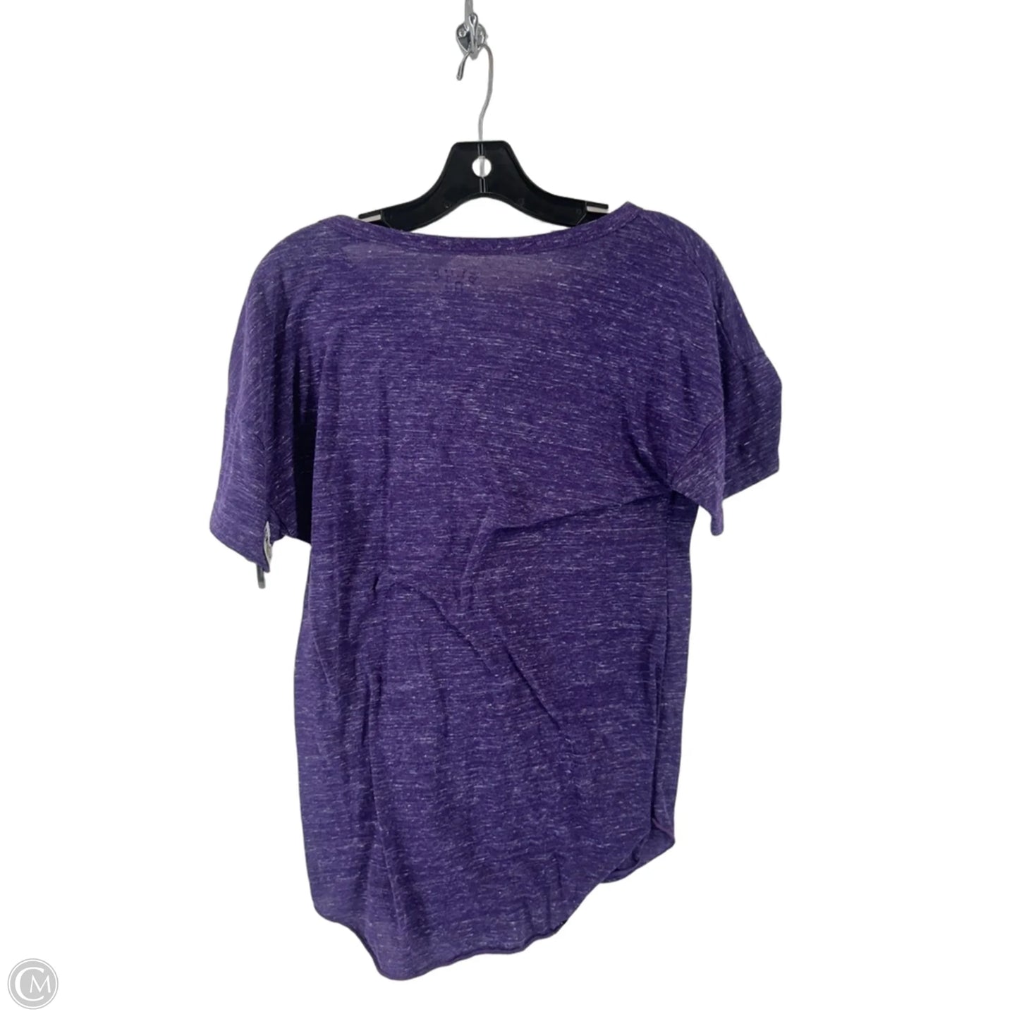 Top Short Sleeve By Blue 84 In Purple, Size: L