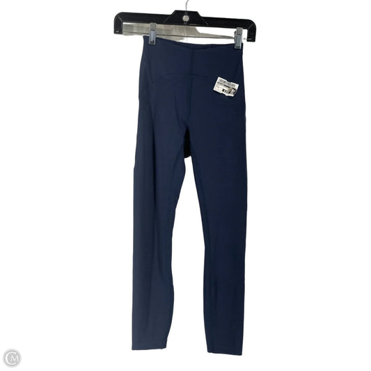 Athletic Leggings By Lululemon In Blue, Size: 2