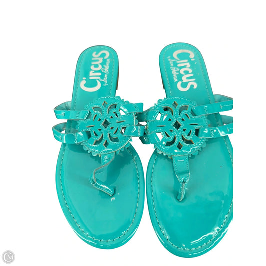 Sandals Flats By Circus By Sam Edelman In Teal, Size: 8