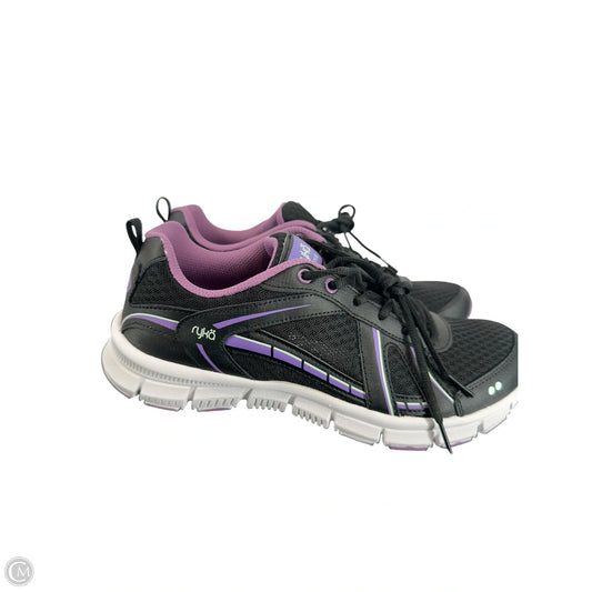 Shoes Sneakers By Ryka In Black & Purple, Size: 10