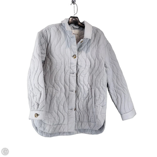 Jacket Puffer & Quilted By Madewell In Blue, Size: M