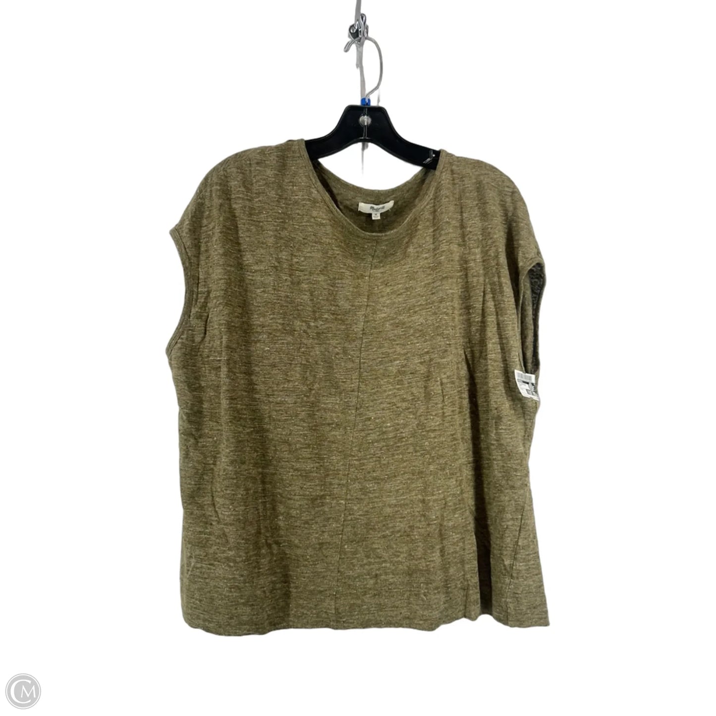 Top Sleeveless By Madewell In Green, Size: M