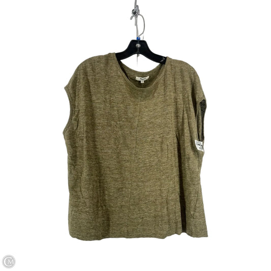 Top Sleeveless By Madewell In Green, Size: M