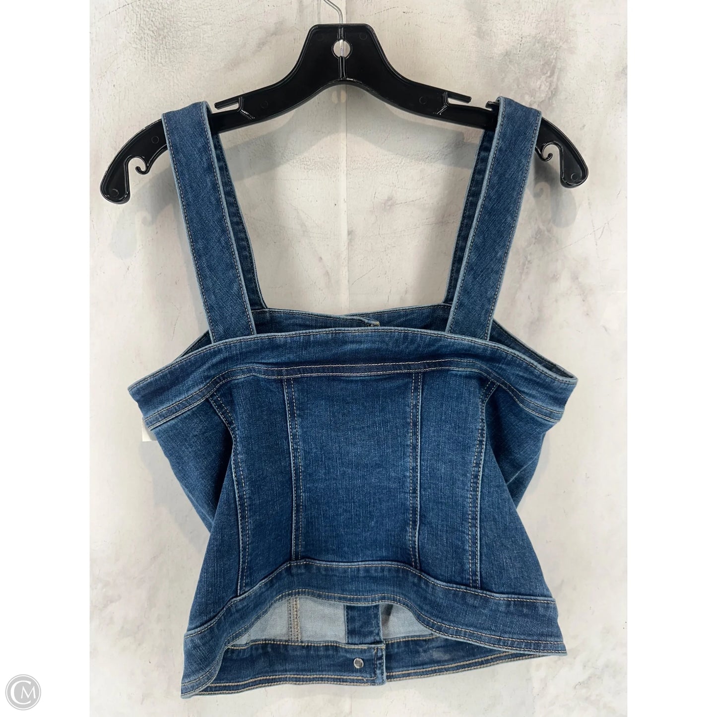 Top Sleeveless By White House Black Market In Blue Denim, Size: 2