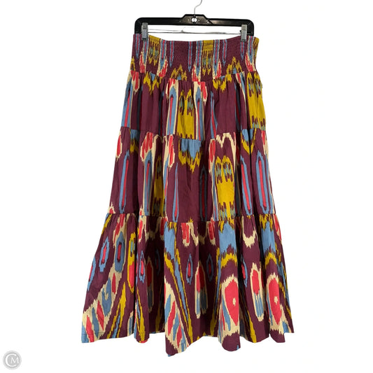 Skirt Maxi By Ivy Jane In Multi-colored, Size: M