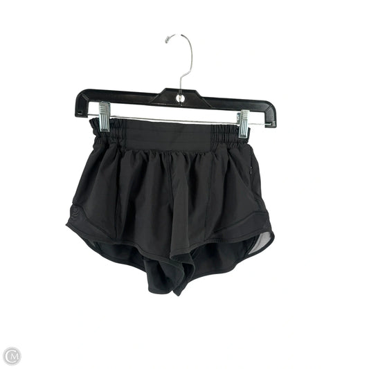 Athletic Shorts By Lululemon In Black, Size: 4