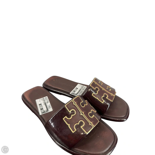 Sandals Designer By Tory Burch In Brown, Size: 10