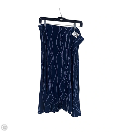 Skirt Maxi By Clothes Mentor In Navy, Size: L