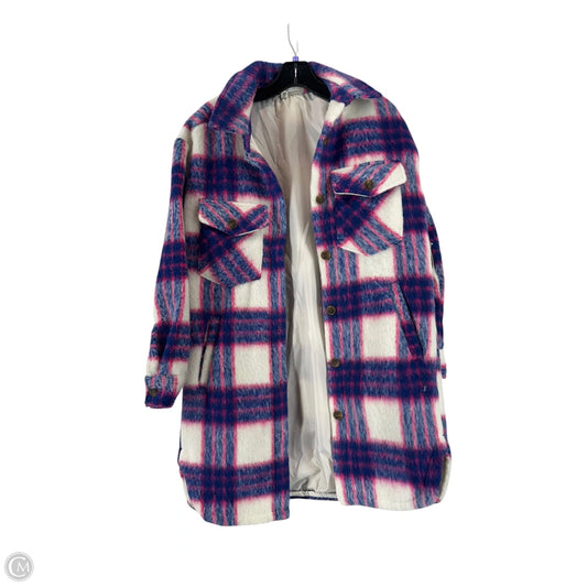 Jacket Faux Fur & Sherpa By Madden Nyc In Purple, Size: Xs