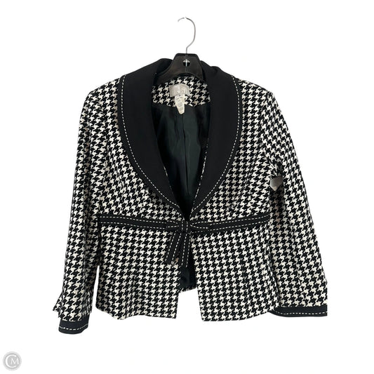 Blazer By Alberto Makali In Black & White, Size: 6