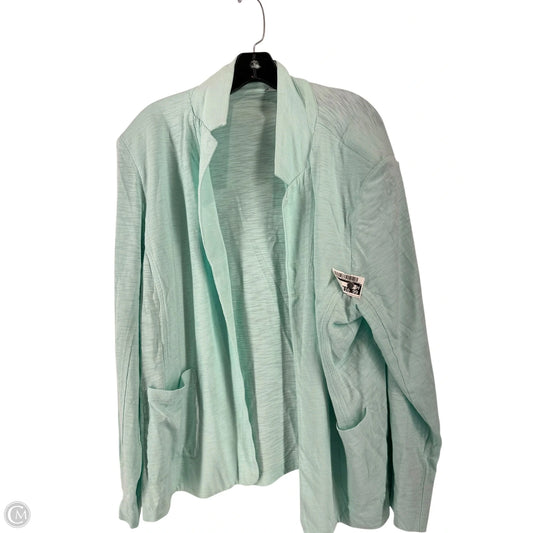 Cardigan By Chicos In Teal, Size: Xxl