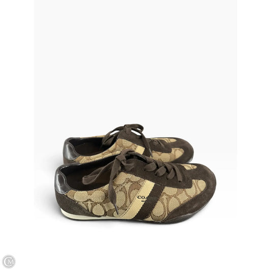 Shoes Designer By Coach In Brown, Size: 6