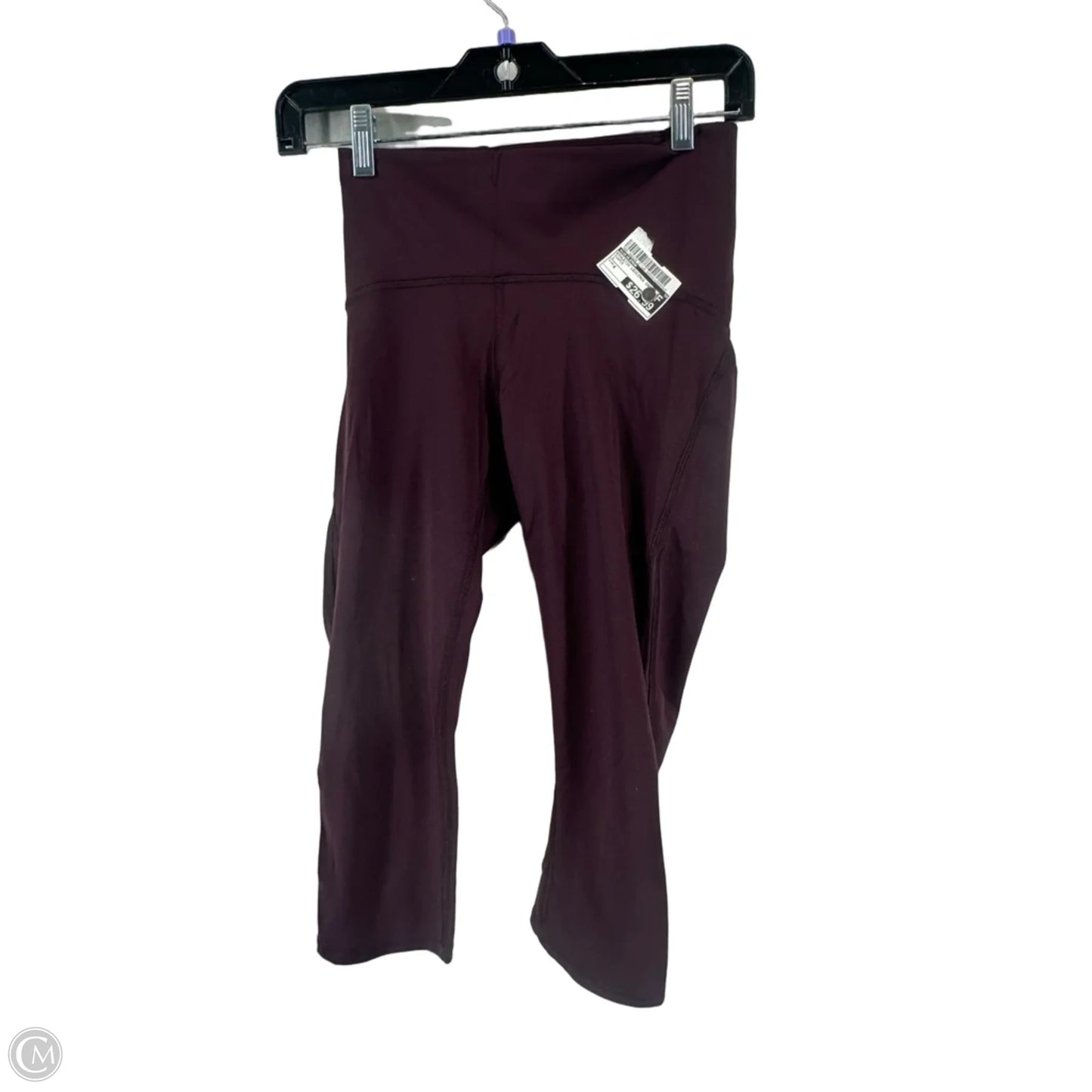 Athletic Leggings Capris By Lululemon In Purple, Size: 4