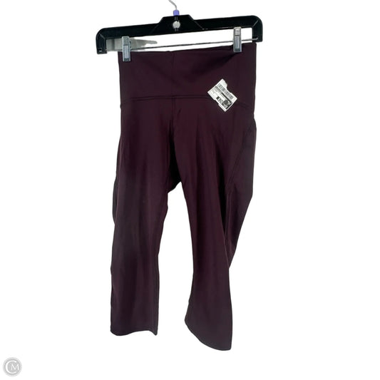 Athletic Leggings Capris By Lululemon In Purple, Size: 4