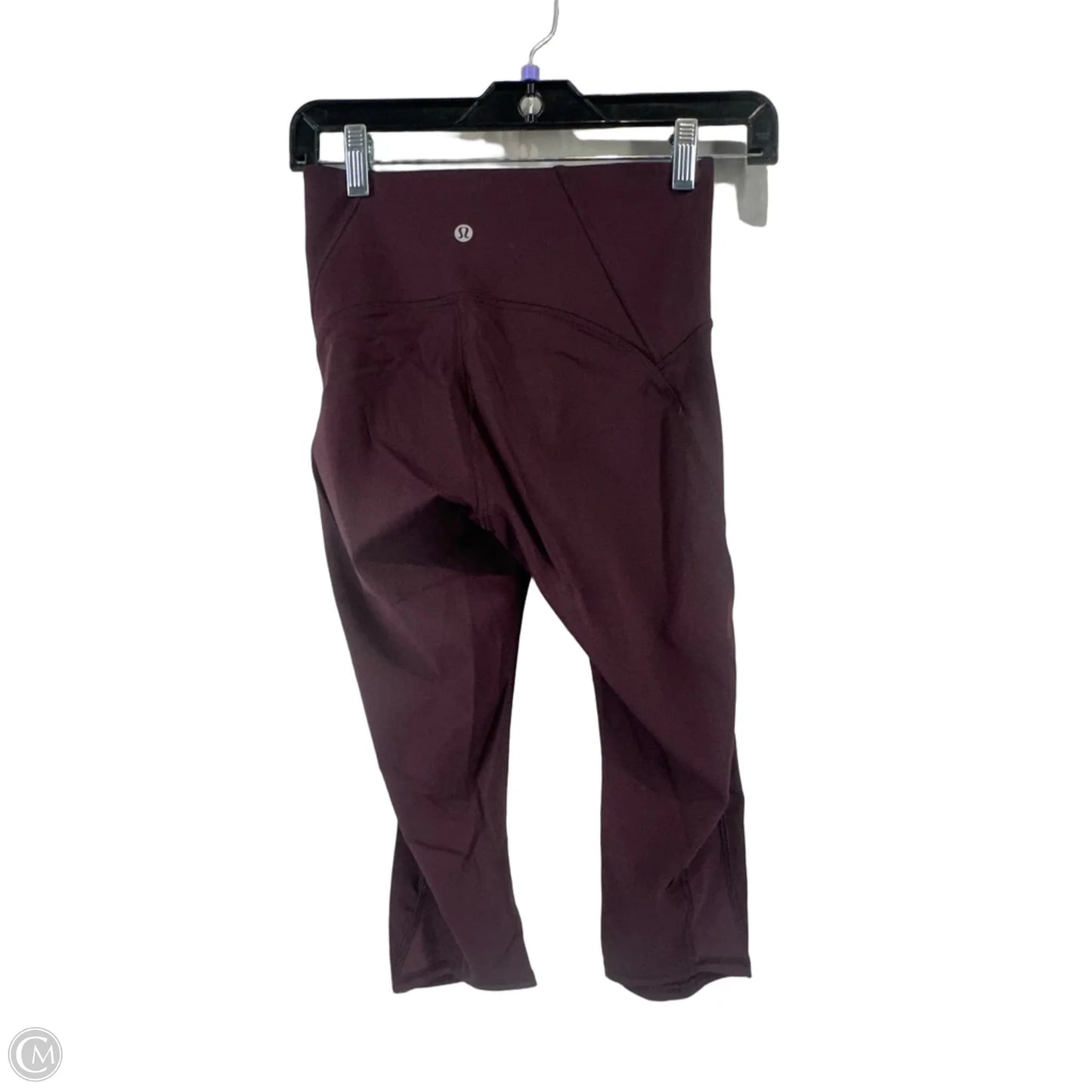 Athletic Leggings Capris By Lululemon In Purple, Size: 4