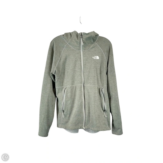 Athletic Jacket By The North Face In Grey, Size: L
