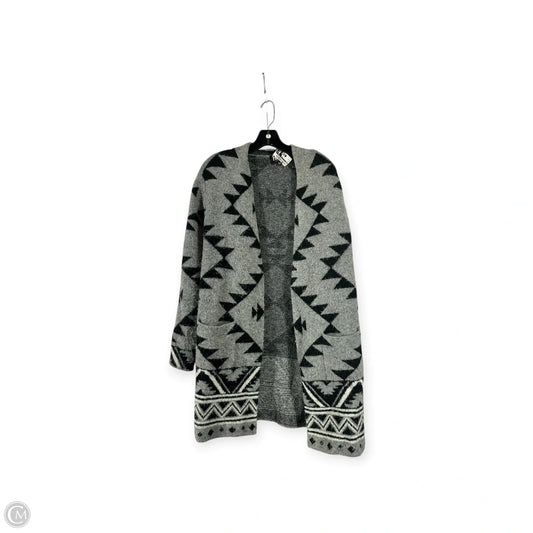 Cardigan Designer By Frye In Grey, Size: M