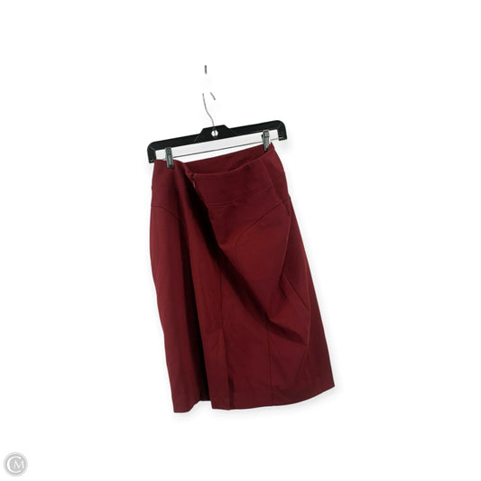 Skirt Midi By New York And Co In Maroon, Size: 10