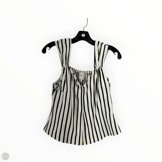 Top Sleeveless By Maeve In Striped Pattern, Size: S