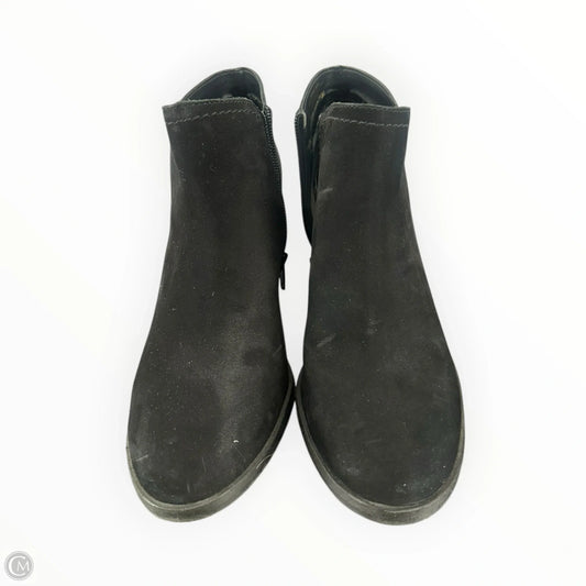 Boots Ankle Heels By Alex Marie In Black, Size: 7.5