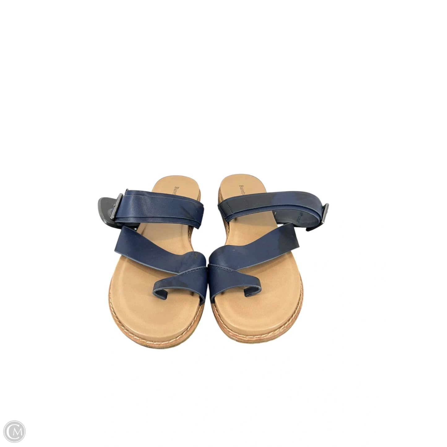 Sandals Flats By Bare Traps In Navy, Size: 6.5