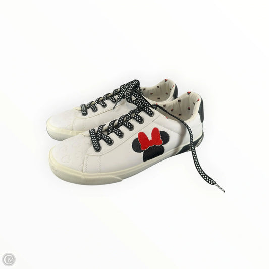 Shoes Sneakers By Disney In Black & White, Size: 9