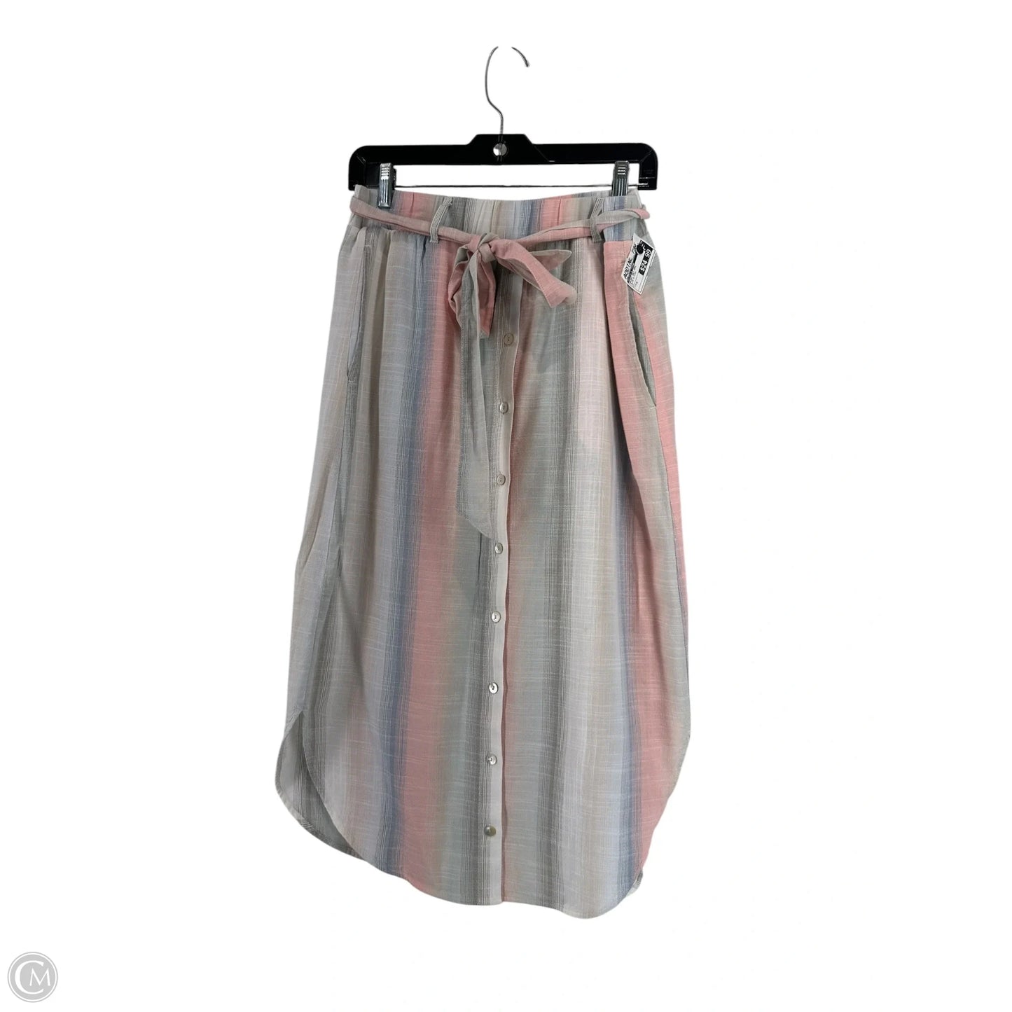Skirt Set 2pc By Cloth & Stone In Blue & Pink, Size: M