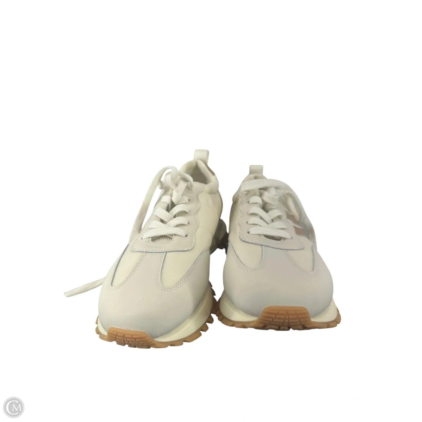 Shoes Sneakers By Clothes Mentor In Cream & White, Size: 10